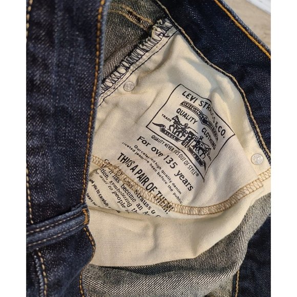 Levis 514 36x32 Jeans Mens Blue Jeans Slim Straight Leg - Picture 8 of 12